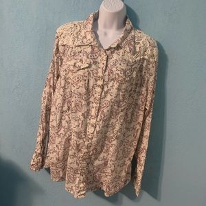 Wrangler Pearl Snap Button Down